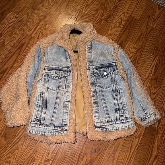 Polagram Tan Sherpa Jacket NEW - Picture 4 of 6